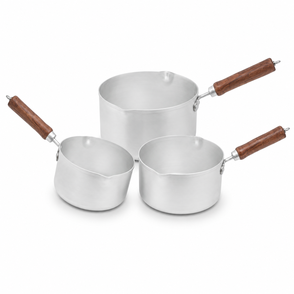 Sonex Anodized Classic Milk Pan Set – 3 Pieces