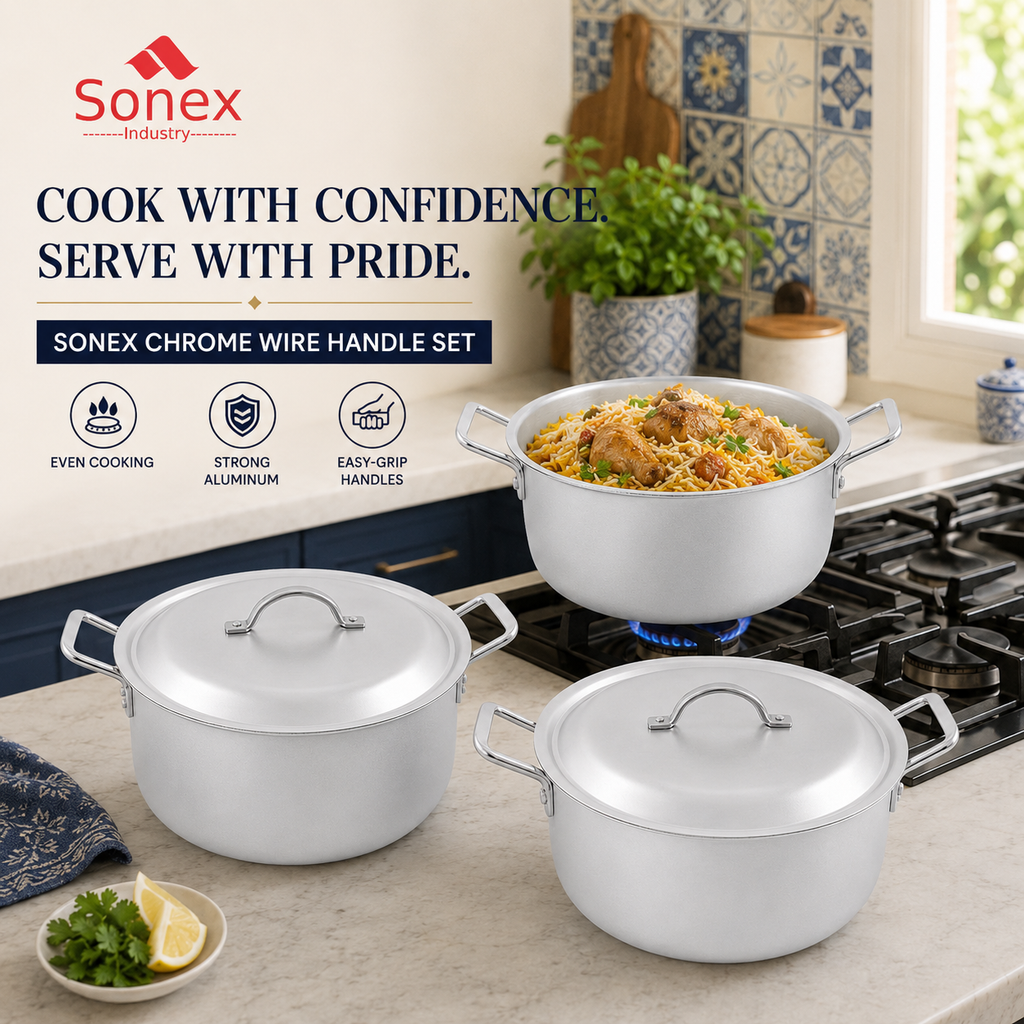 Sonex Chrome-Wire Handle Set 6–8