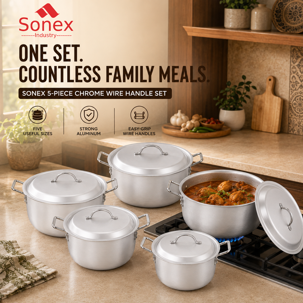 Sonex Chrome-Wire Handle Set 1–5