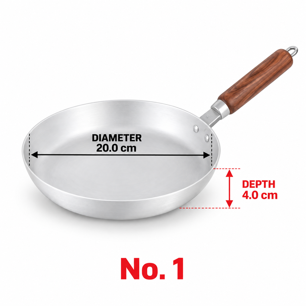 Sonex Anodized Super Fry Pan Set – 4 Pieces