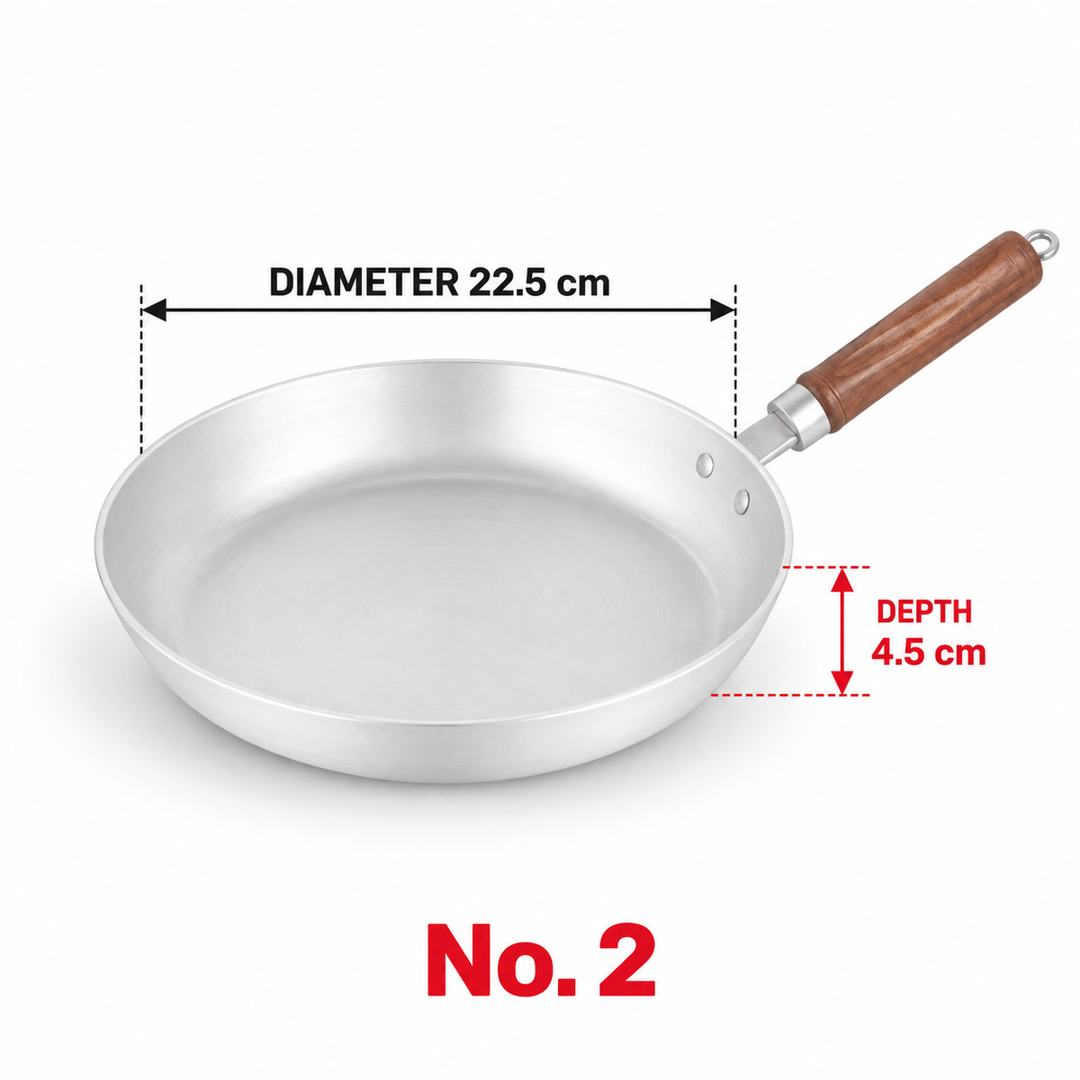 Sonex Anodized Super Fry Pan Set – 4 Pieces