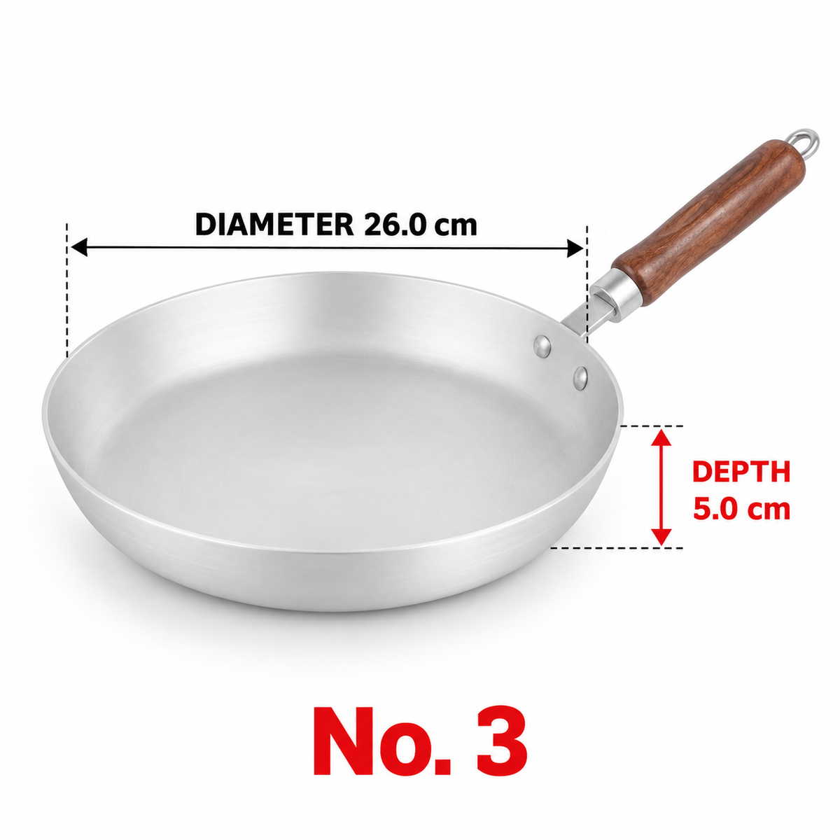 Sonex Anodized Super Fry Pan Set – 4 Pieces