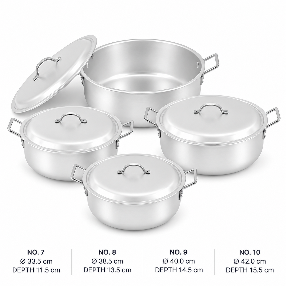 Sonex Anodized Fish Pot Set 7–10