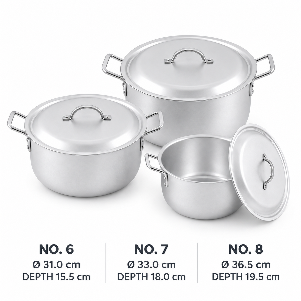 Sonex Chrome-Wire Handle Set 6–8