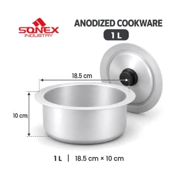 Sonex Anodized Cookware Set 0–6