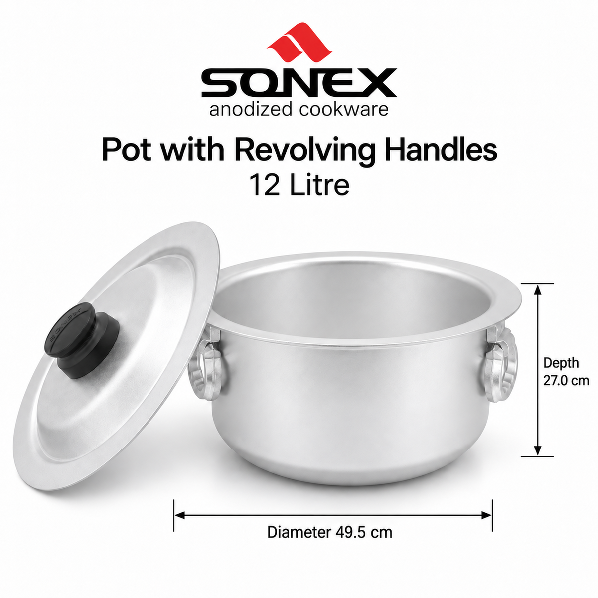Sonex Anodized Cookware Set 11–14
