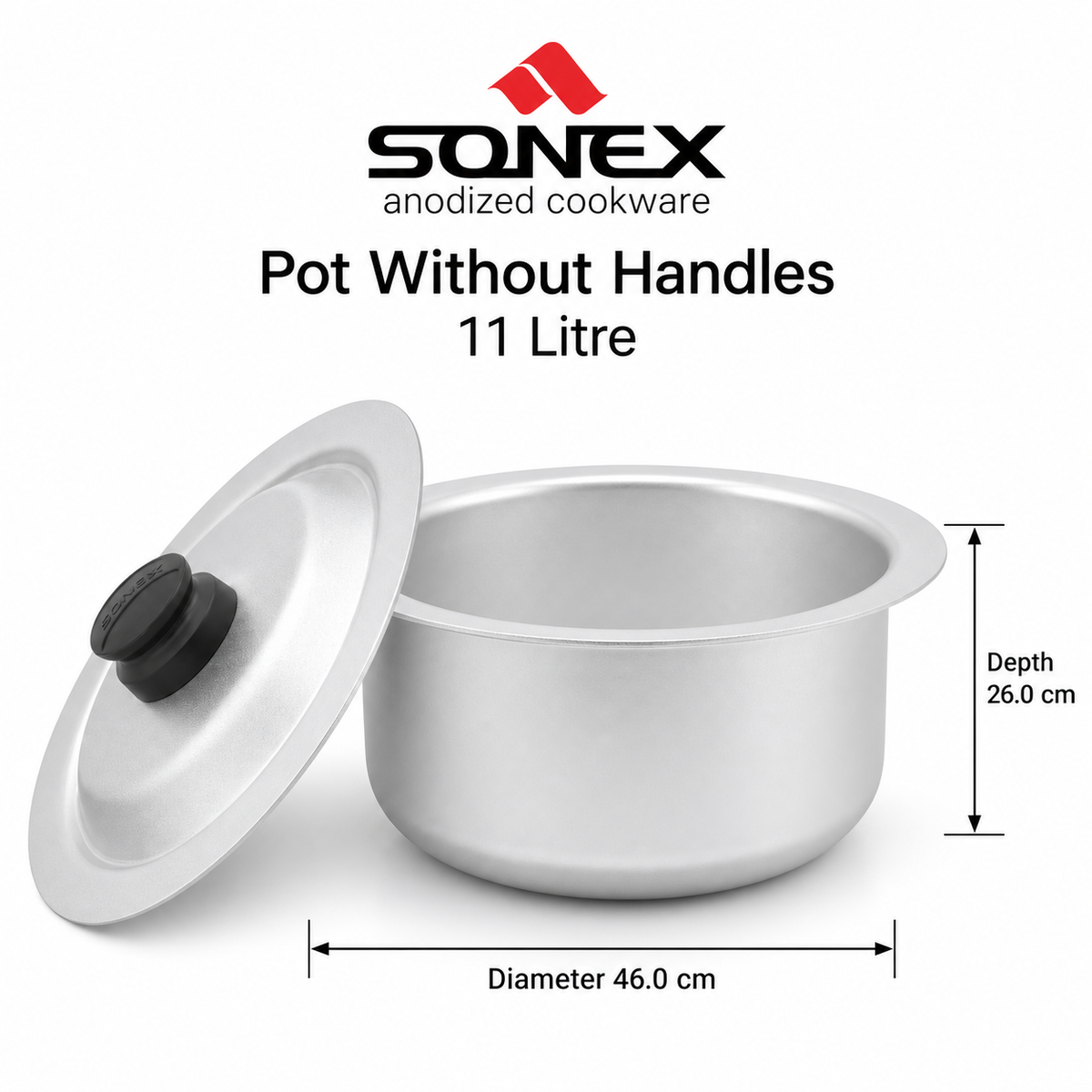 Sonex Anodized Cookware Set 11–14