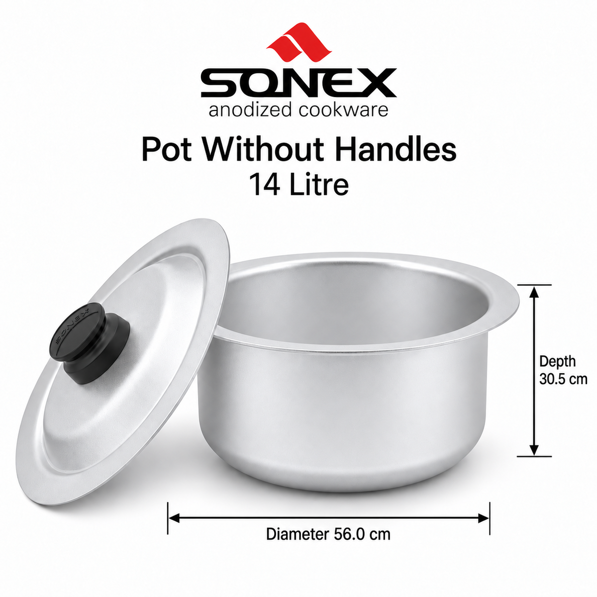 Sonex Anodized Cookware Set 11–14