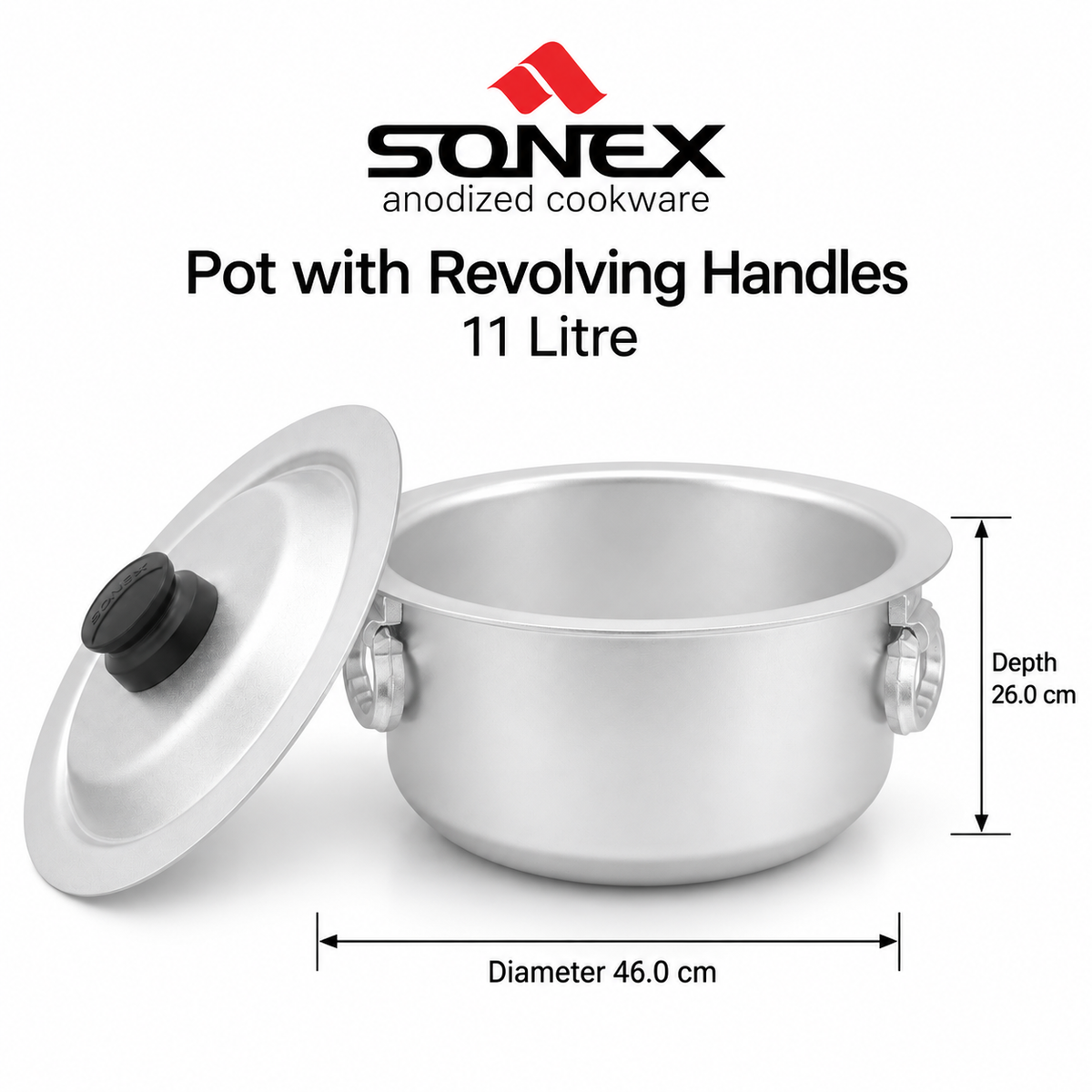 Sonex Anodized Cookware Set 11–14