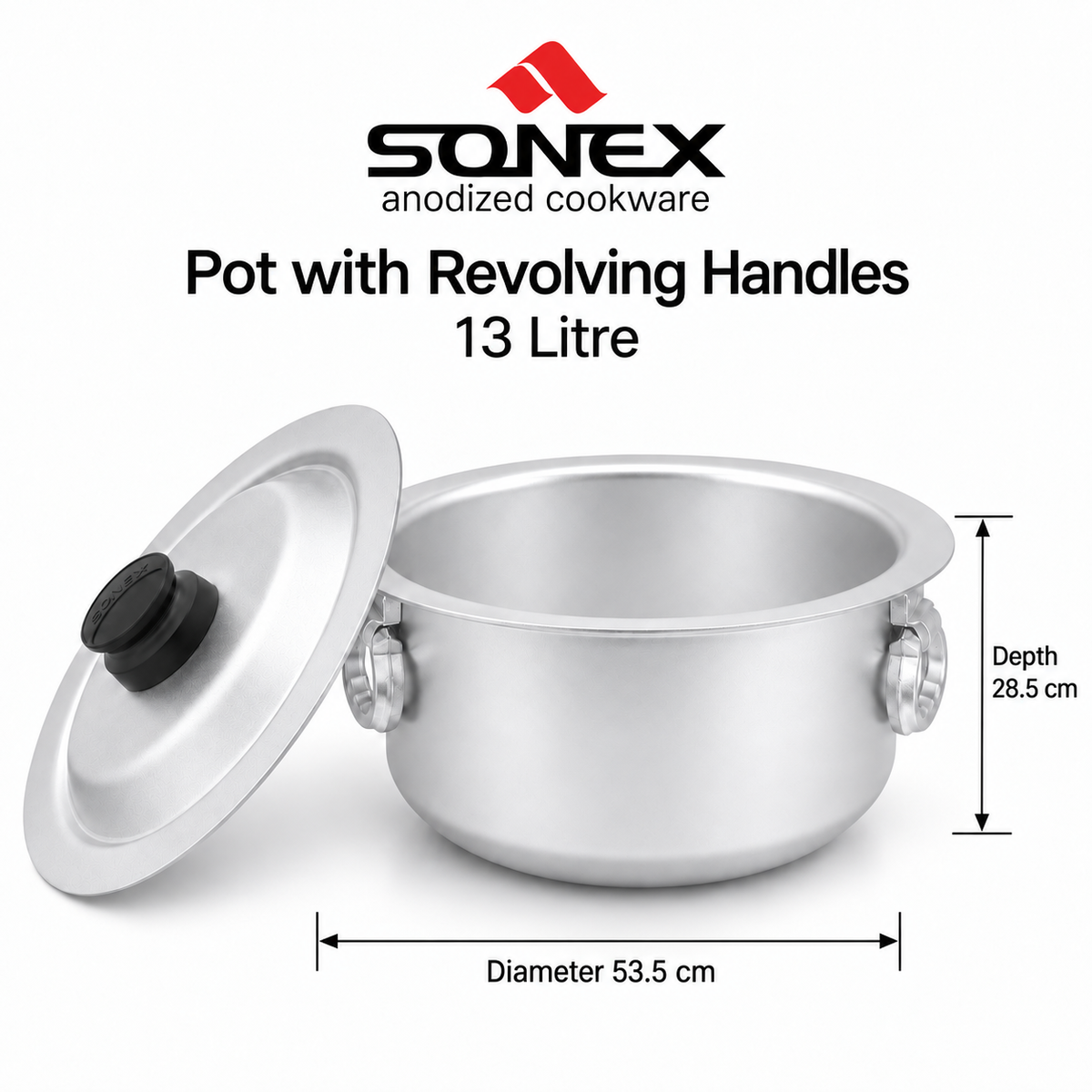 Sonex Anodized Cookware Set 11–14